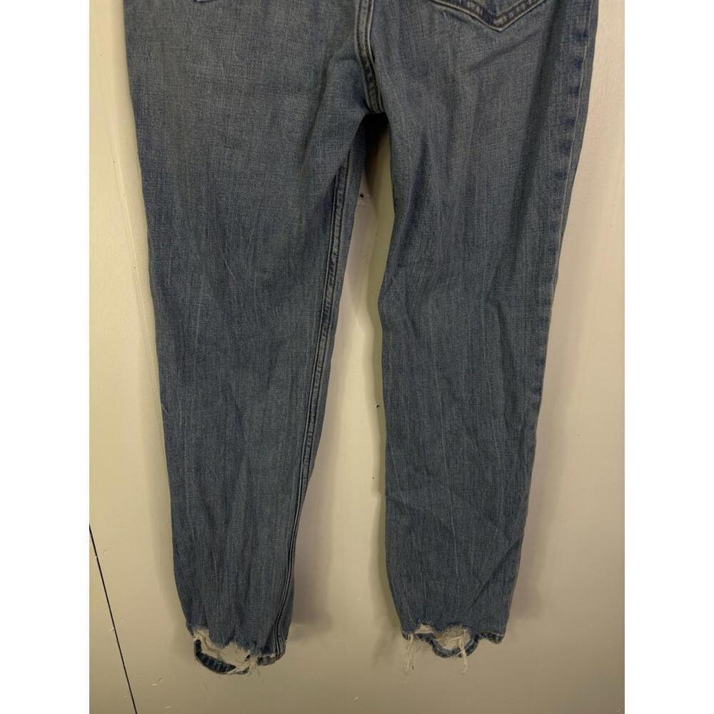 Abercrombie Fitch Jeans Womens 26 2 Ankle Straight Ultra High Rise Chewed Hem - Picture 8 of 11